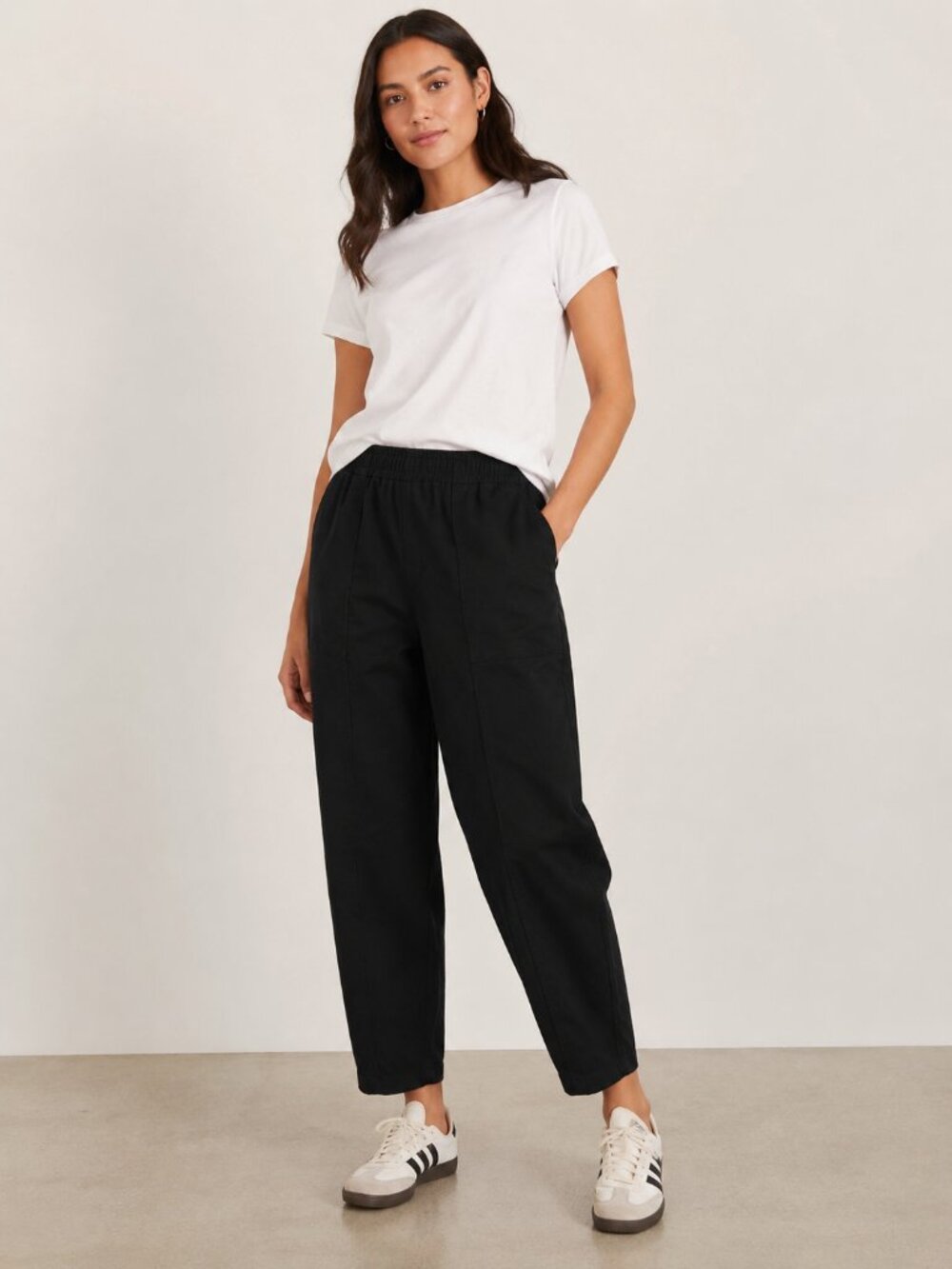 Old Navy High Rise Black Relaxed Tapered Utility Pants XL Tall NWT